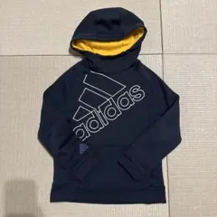 adidas フード付きパーカー 120cm ネイビー