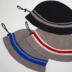 SSS / Striped (Border) Crochet Hat