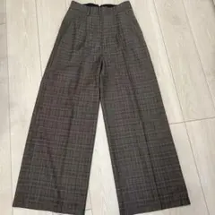 レディースJohnbull DUL DE VERRE チェック柄 ワイドパンツ