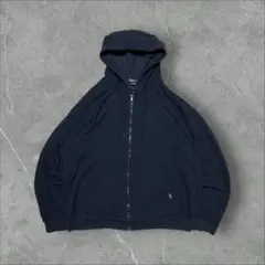 Eddie Bauer 20sジップアップパーカーブランクスウェット肌触り抜群