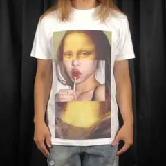 新品未使用dojoe weber ドレギュラーTシャツ展 モナリザ アート XL 新品未使用dojoe weber ドレギュラーTシャツ展 モナリザ アート XL