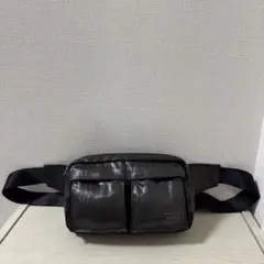 【美品】PORTER SHINE ポーター　シャイン　ボディバッグ　ブラック　黒