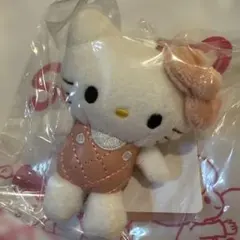 LOWRYSFARM キティ トイキーホルダー キルトピンク