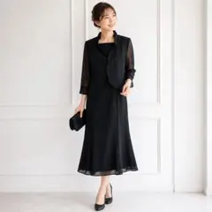 新品 東京ソワール 前ファスナー 洗える 喪服 礼服 13号　定価6.5万