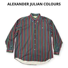 [US古着】ビッグサイズ　ストライプシャツ　XL