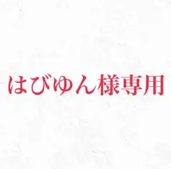 はびゆん様専用