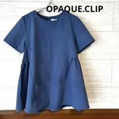 OPAQUE.CLIP オペークドットクリップ　ペプラム　トップス　半袖のサムネイル