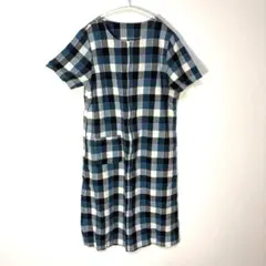 半袖 チェック シャツワンピース 授乳 マタニティ 夏物 春物 カジュアル