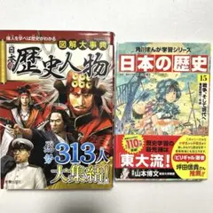 図解大事典　日本の歴史人物　313人　角川まんが学習シリーズ日本の歴史　歴史漫画