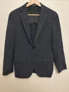 AOKI スーツジャケット ストライプ グレー