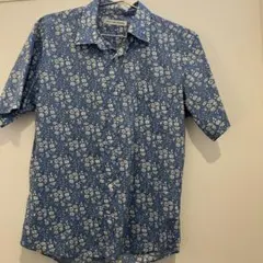 Green label relaxing 花柄半袖シャツ