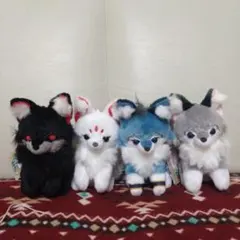 アマテラスのオオカミ ぬいぐるみ ST 全4種 コンプリートセット