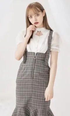 EATME ♡ FRONTジップマーメイドジャンスカのサムネイル