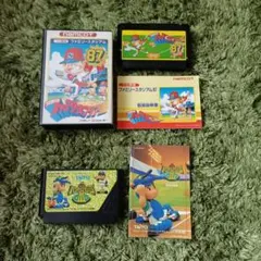 【ジャンク品】ファミコン野球ソフト　2点セット