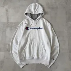 R*I様 アメリカ規格　チャンピオン　プルオーバー　パーカー　ロゴ　白　メンズ古