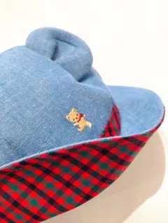 【ほぼ新品】ファミリア　くま耳帽子