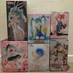 レムRelaxtime　初音ミクrurudo　テト　ベアトリス　他　フィギュア