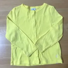 プチバトー　イエローカーディガン