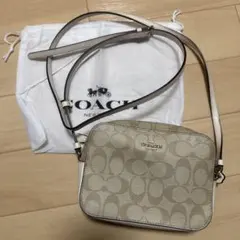 COACH ショルダーバッグ ベージュ 保存袋付き