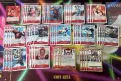 ワンピースカード 決戦の刻 赤 ノーマル コモン アンコモン 4コンのサムネイル