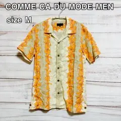 【未使用】COMME CA DU MODE MEN アロハ半袖シャツ Mサイズのサムネイル
