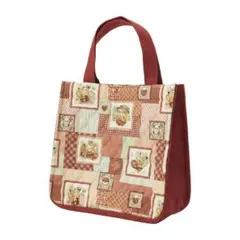 パッチワーク風ミニトートバッグ Pikachu’s Sweet Delivery