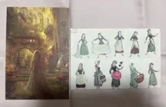 ディズニー　ベル　ラプンツェル　ポストカード