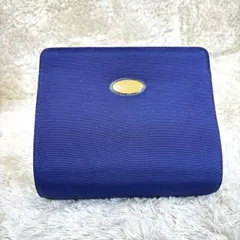 Christian Dior ディオール ネイビー ポーチ ミラー付き