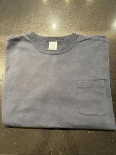 Champion ネイビーグレー Tシャツ バックプリント