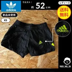 【アディダス】 (XS) 新品未使用: ショートパンツ ブラック