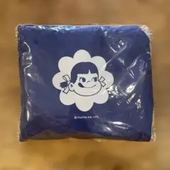 不二家 ペコちゃん オリジナルエコバッグ ネイビー