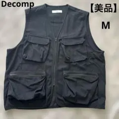 【美品】Decomp フィッシングベスト　M 黒