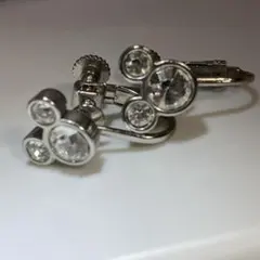 【未使用】ディズニー ミッキー シルバーイヤリング