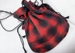 20/80 トゥエンティーエンティー ショルダーバッグ チェック柄 巾着 日本製