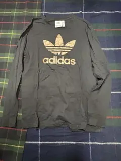 adidas 長袖Tシャツ M 黒