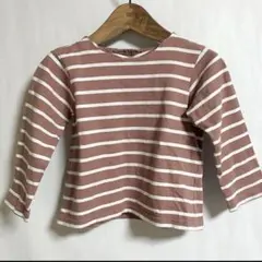 アプレレクール ボーダー 長袖Tシャツ ロンT キッズ100cm