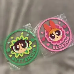 パワーパフガールズ コースター ブロッサム　バターカップ セット売り