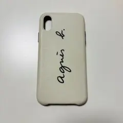 agnès b. アニエスベー アイボリー iPhone X/XSケース