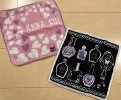 ANNA SUI タオルハンカチ　2枚