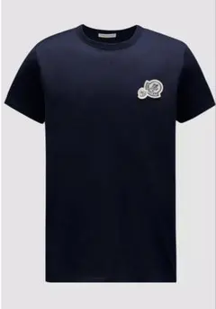 未使用 MONCLER モンクレール カットソDOUBLE LOGO PATCH