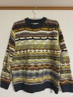 ZARA 3Dマルチカラーニット ザラ メンズニット