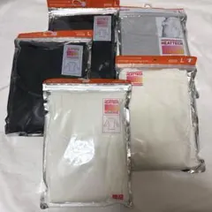 HEATTECH インナー 5点セット Lサイズ(8分袖)