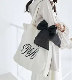 マジェスティックレゴン　リボンモチーフセットロゴトートバッグ