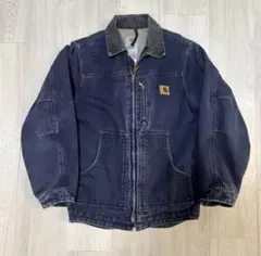 Carhartt デトロイト系 ワークジャケット ネイビー