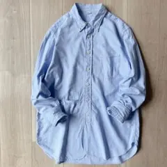 現行＊45R スーピマオックスの908ローファーボタンダウンシャツ 2 サックス