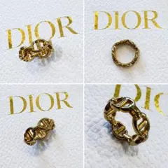 Christian Dior ディオール CD チェーンリング ゴールド 10号のサムネイル
