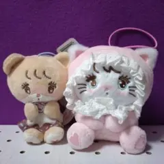 ムース,ラテ【 mikko characters 】マスコット　２種セット