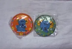 たべっ子どうぶつ ガチャガチャ 刺繍缶バッジ ゾウ2個セット