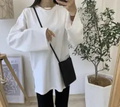 BLATE★上質ルーズスリーブロンTee