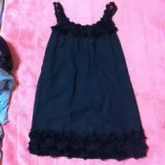 ccクロス・ブラックドレスワンピース